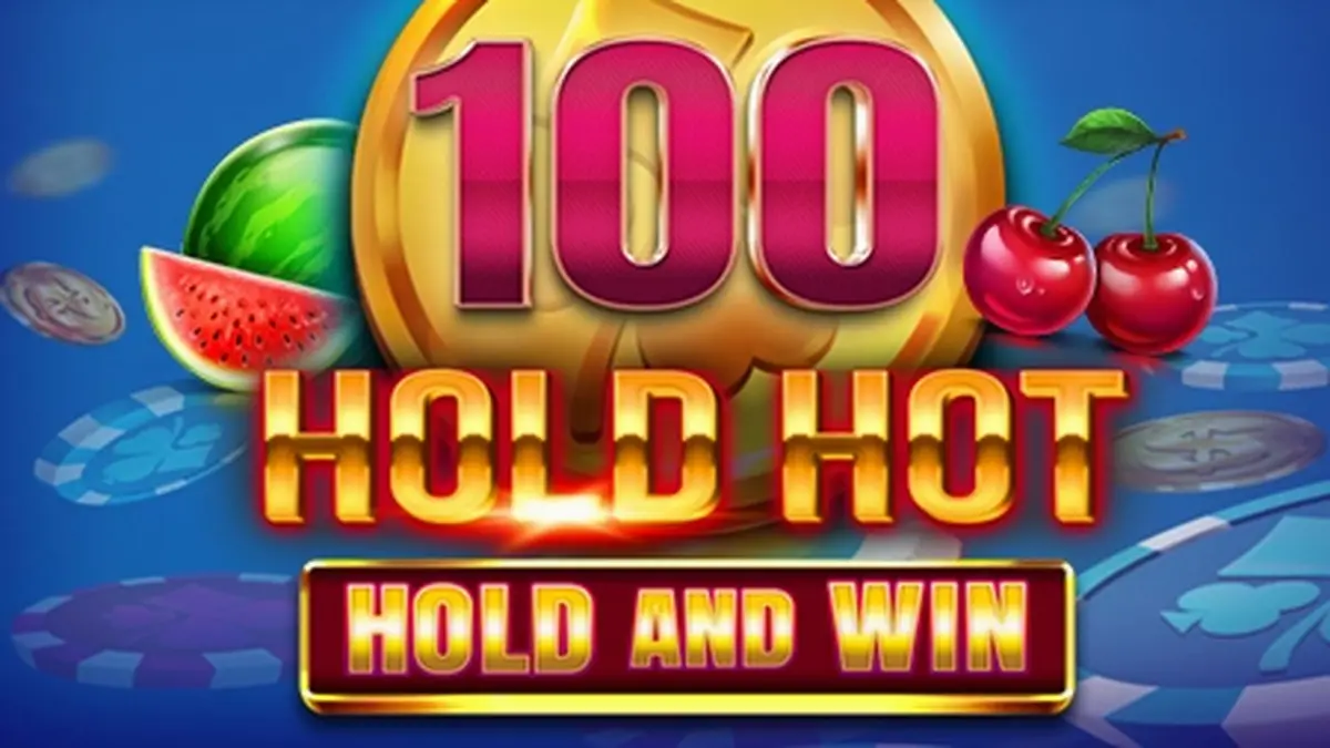 Tampilan visual slot 100 Hold Hot Hold and Win